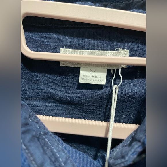 Outerknown Blue Plaid Shirt Dress Shacket Size S - Picture 4 of 4